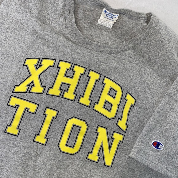 VTG Y2K Champion Reverse Weave TShirt Men XL Streetwear Xhibition Cleveland Ohio - Picture 4 of 11